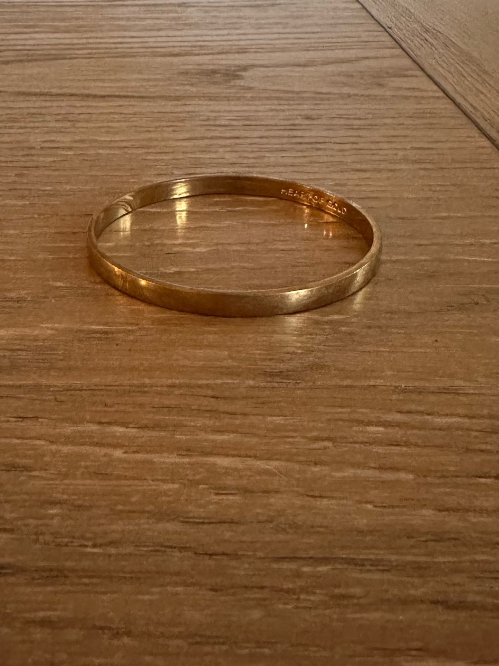 Kate Spade New York Gold Tone Classic Bangle Bracelet
